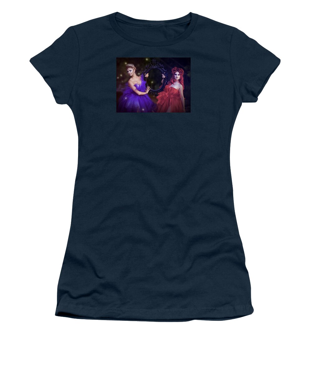 Fantasy Women's T-Shirt featuring the photograph Mirror Mirror by Ryan Smith