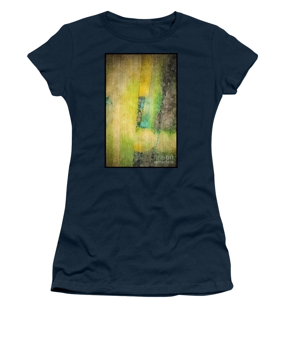 Abstract Women's T-Shirt featuring the photograph Mirror by William Wyckoff