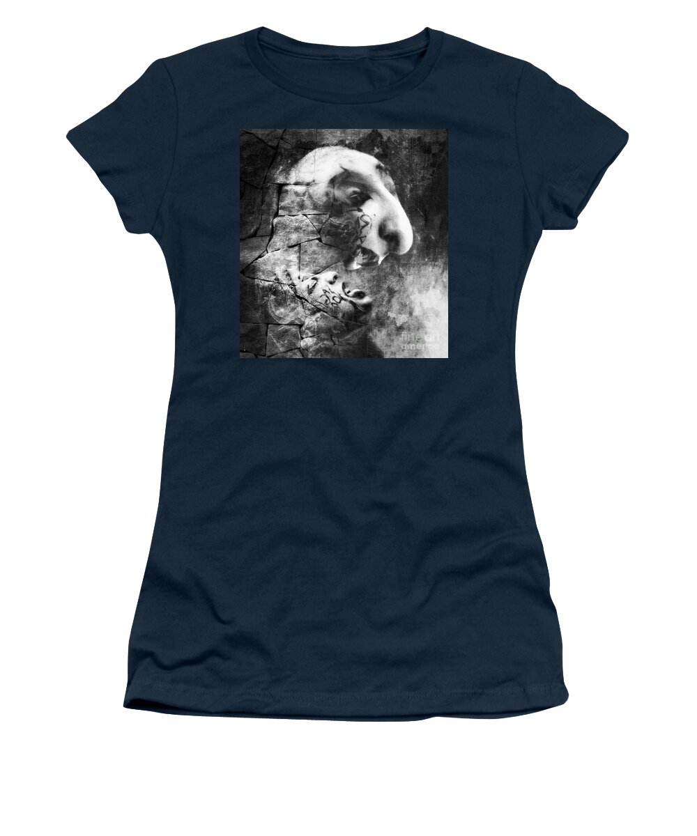  Women's T-Shirt featuring the photograph Misery Loves Company by Jessica S