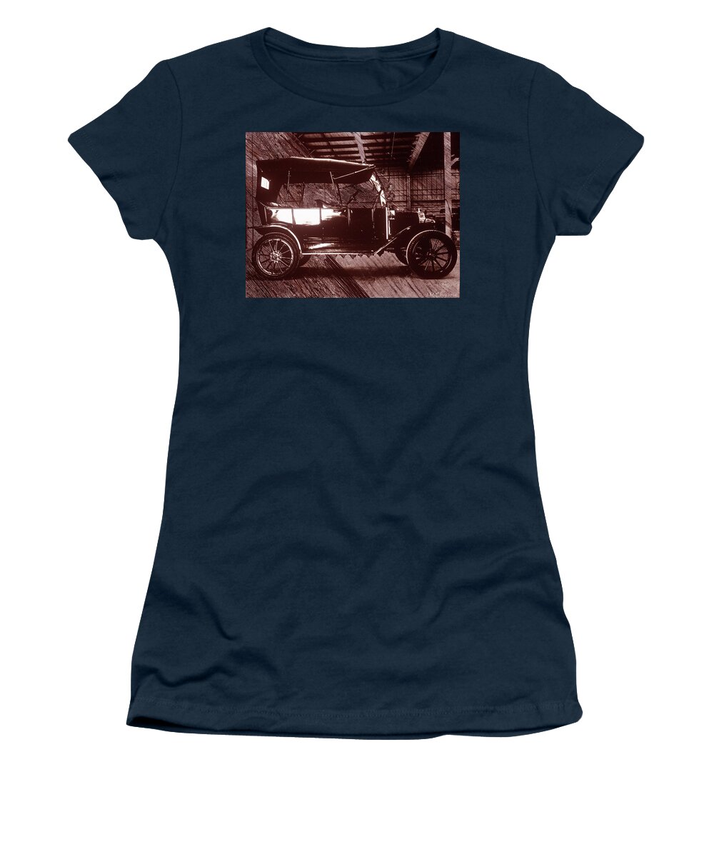 Model T Women's T-Shirt featuring the photograph Model T Ford by Jerry McElroy