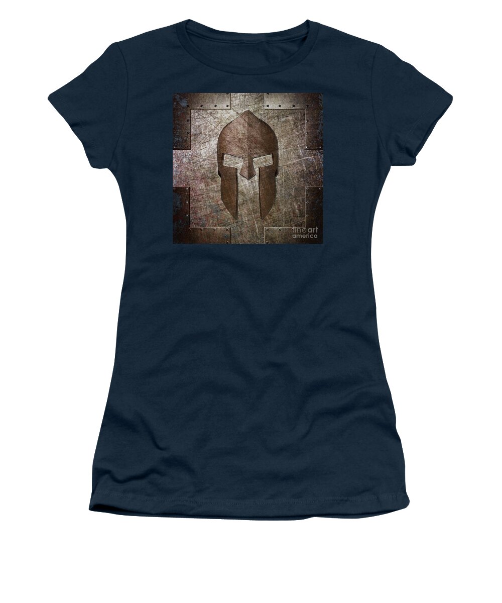 Spartan Women's T-Shirt featuring the digital art Molon Labe by Fred Ber