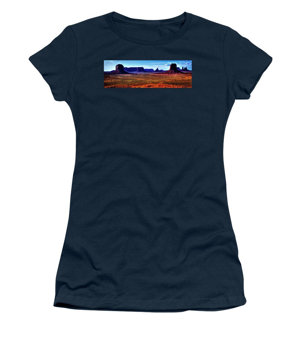 Arizona Women's T-Shirt featuring the photograph Monument Valley Views No. 5 by Roger Passman