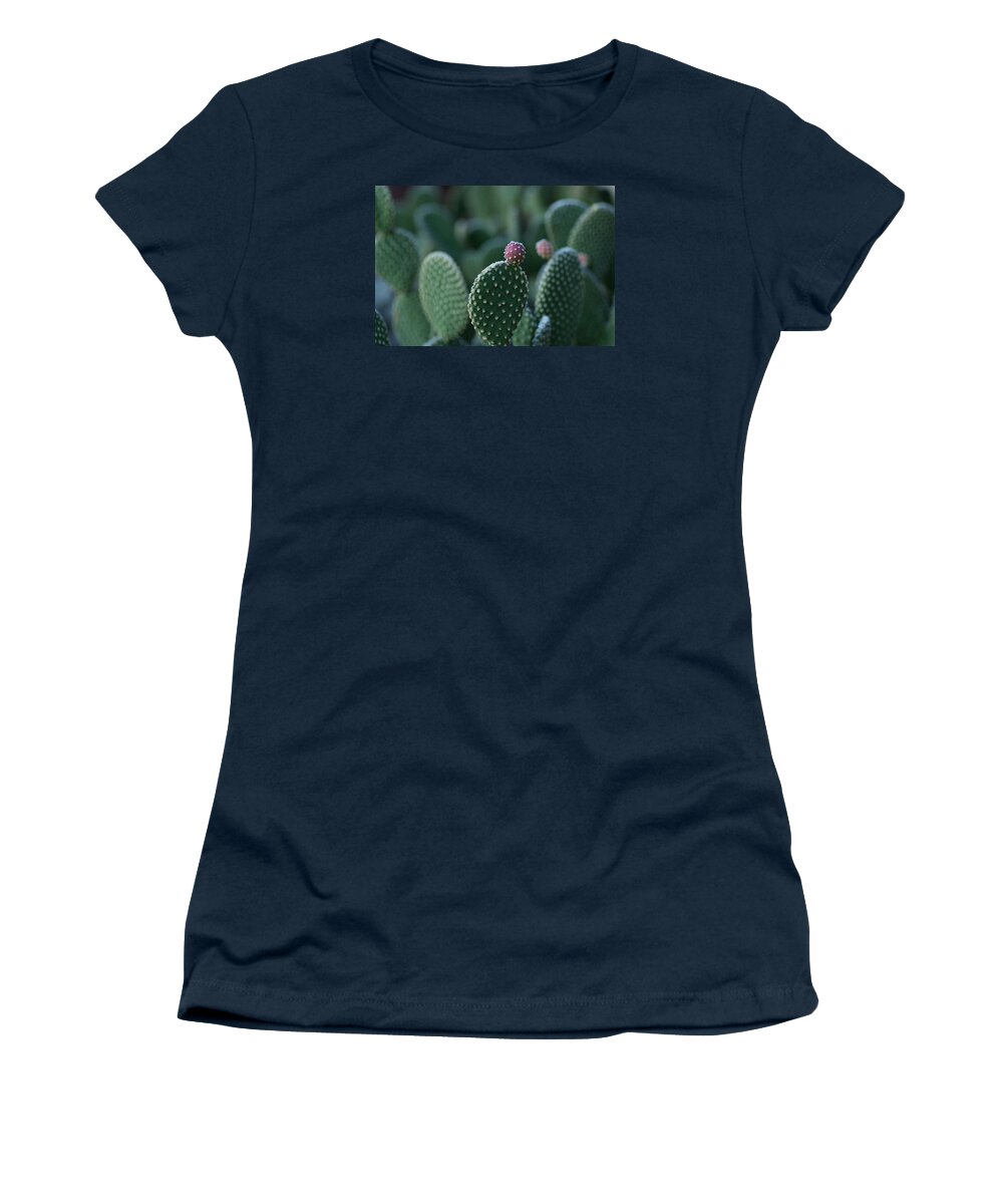 Cactus Women's T-Shirt featuring the photograph Morning Cactus by Michael McGowan