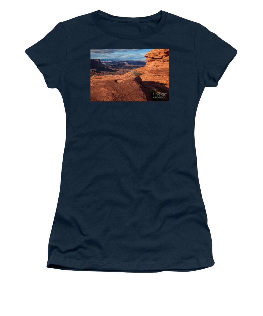 Utah Women's T-Shirt featuring the photograph Morning Shadows by Jim Garrison