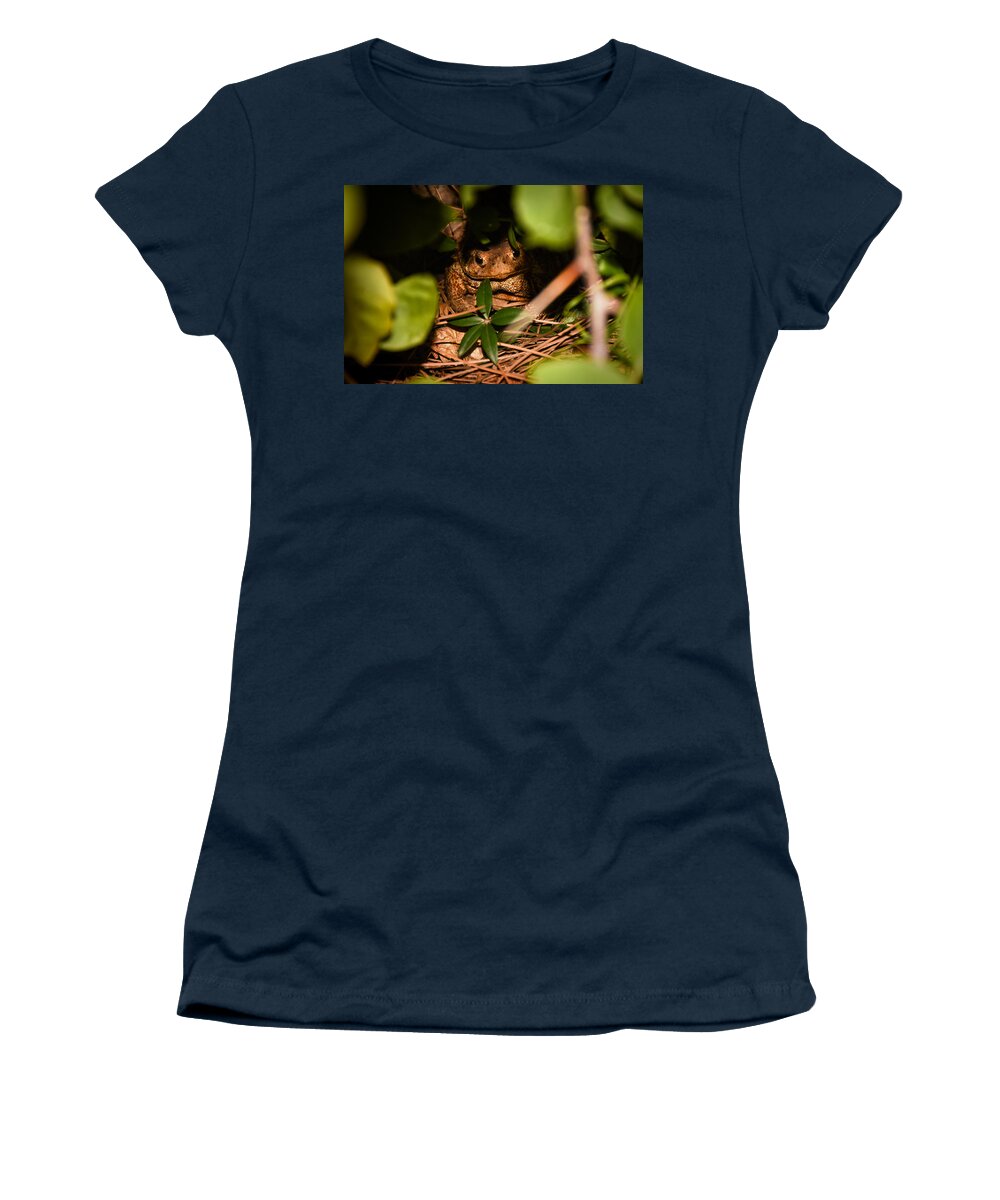 Frog Women's T-Shirt featuring the photograph Mr Frog by Alessandro Della Pietra