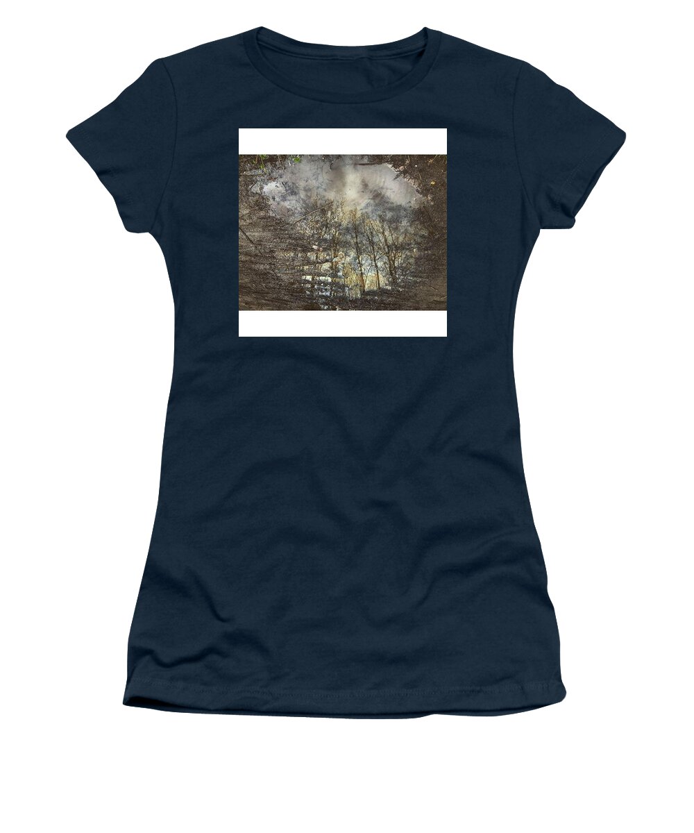 Wanderlust Women's T-Shirt featuring the photograph •muddied Mirror by Tai Lacroix