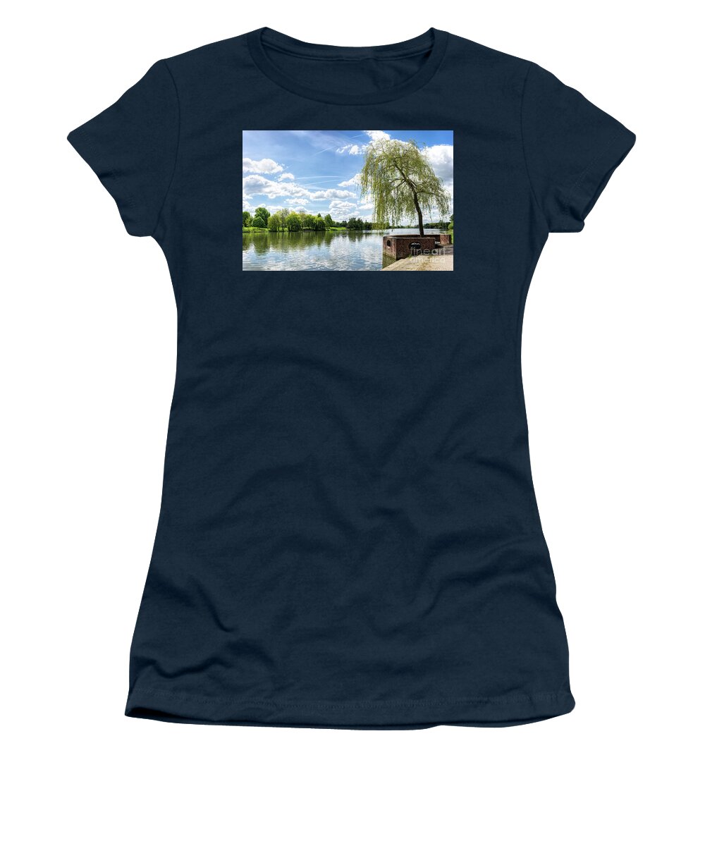 Muenster Women's T-Shirt featuring the photograph Muenster AAsee by Daniel Heine