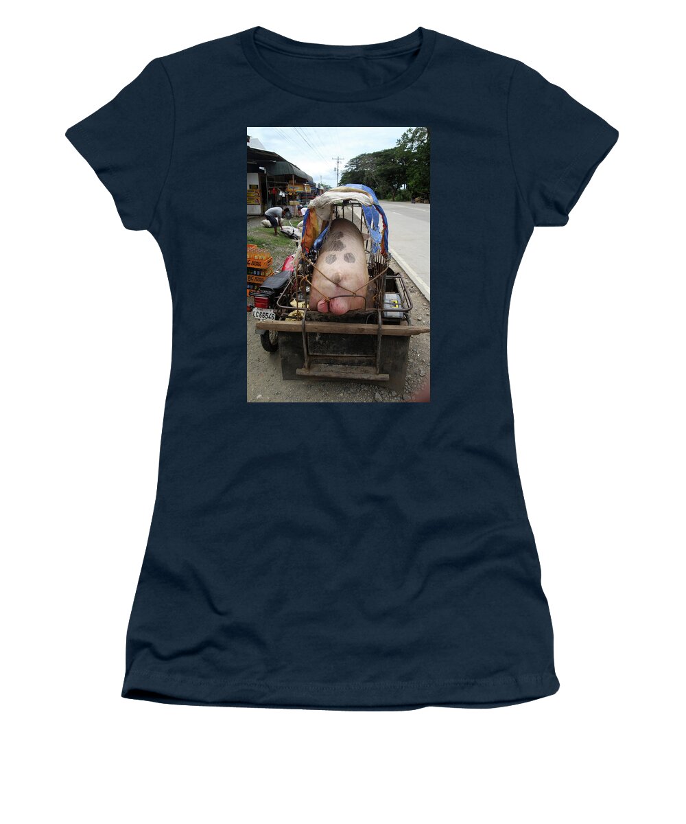 Mati Women's T-Shirt featuring the photograph My Farewell by Jez C Self