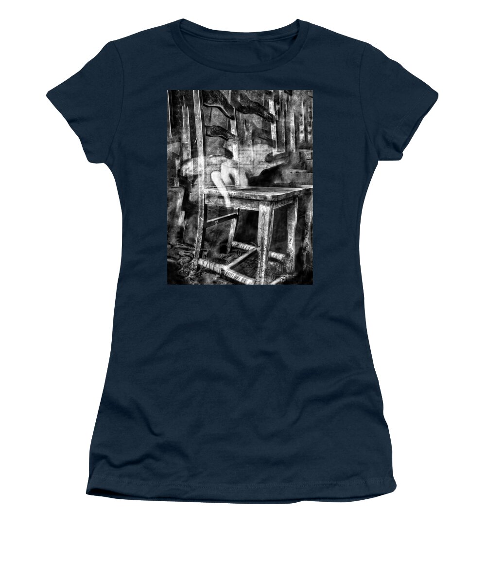 Mobiography Women's T-Shirt featuring the digital art My Favorite Chair 2 by Delight Worthyn