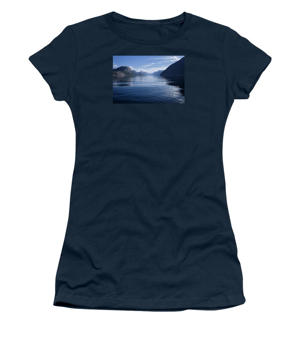 Lighthouse Women's T-Shirt featuring the photograph My Thoughts Keep Coming Back To You by Lucinda Walter