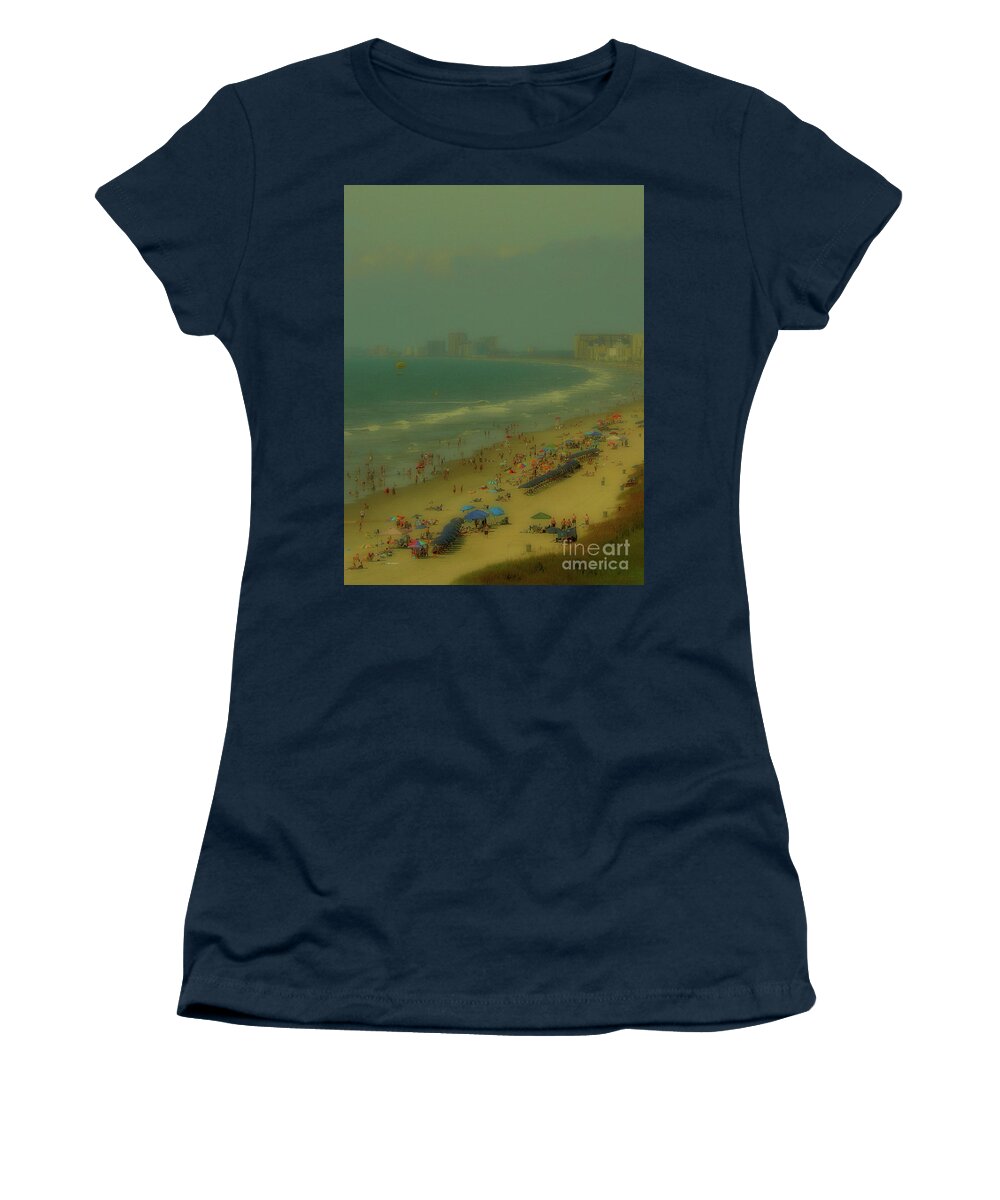 Myrtle Beach Women's T-Shirt featuring the photograph Myrtle Beach by Jeff Breiman