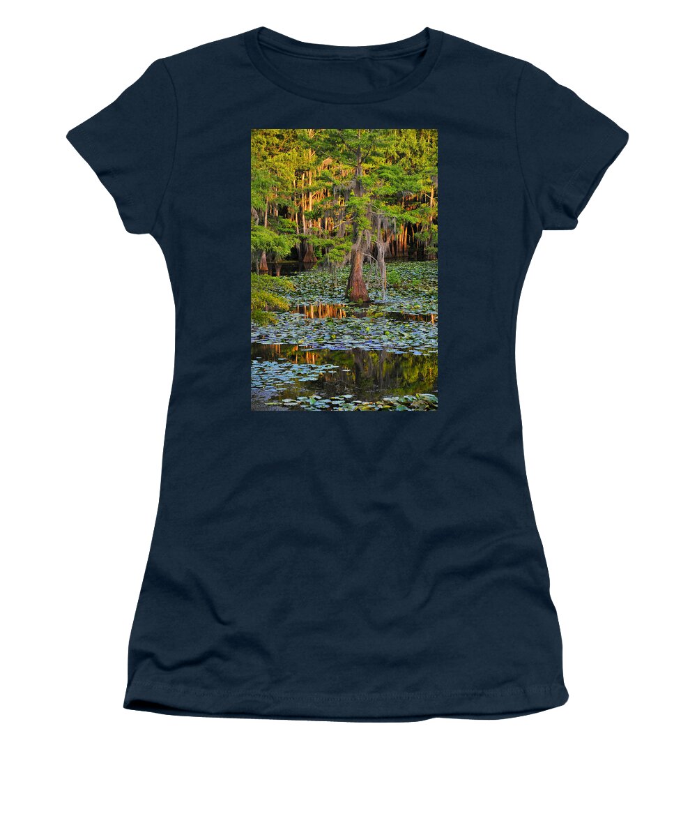 Bog Women's T-Shirt featuring the photograph Naked by Skip Hunt