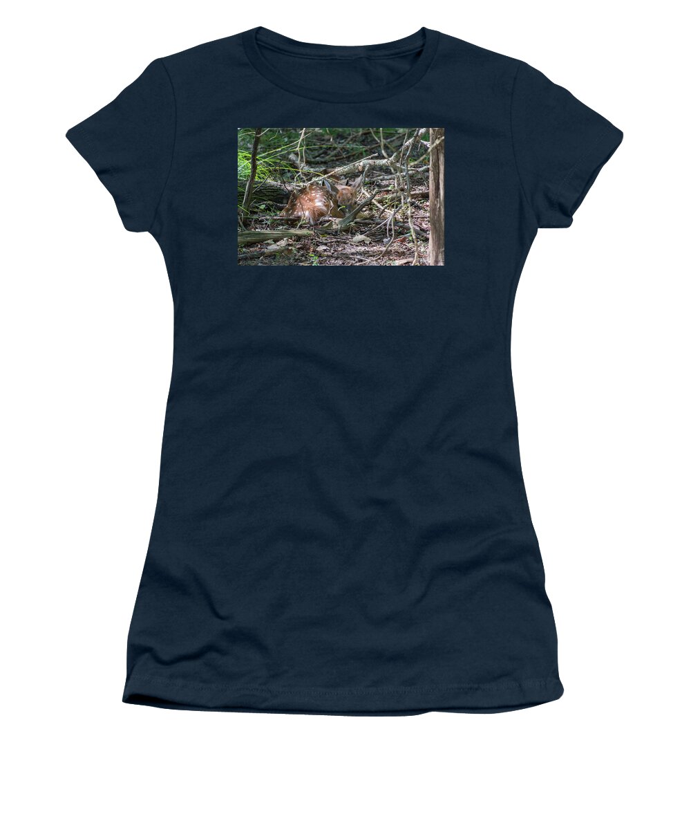 Animal Women's T-Shirt featuring the photograph Nap Time by John Benedict