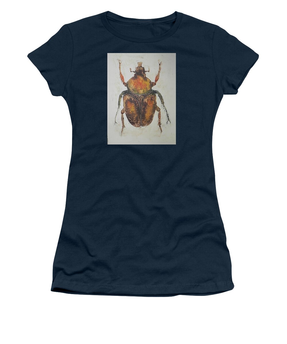 Insect Women's T-Shirt featuring the painting Nature's jewel ll by Ilona Petzer