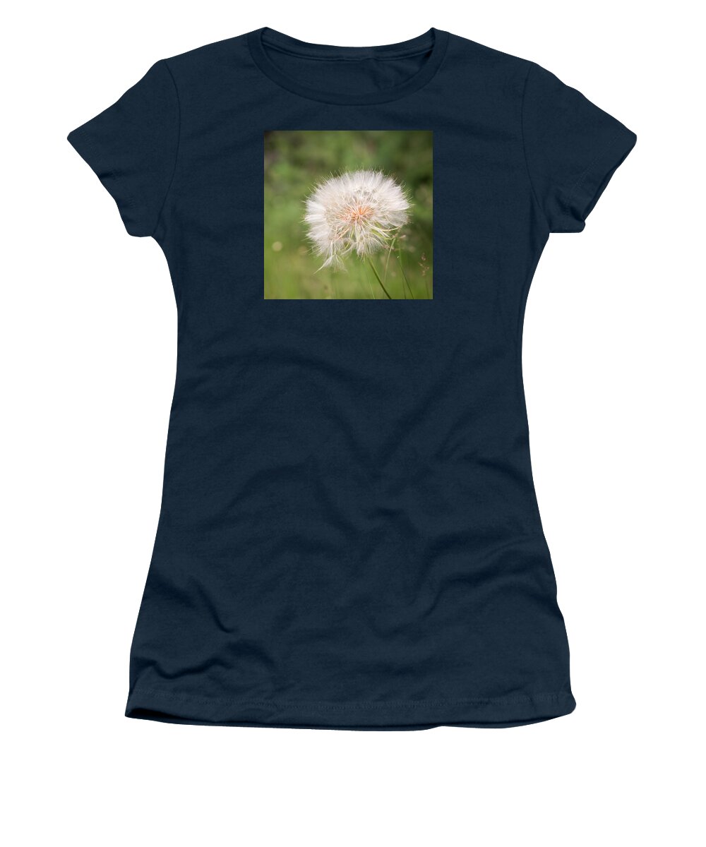 Dandelion Women's T-Shirt featuring the photograph Nature's Whiskers by Mary Underwood