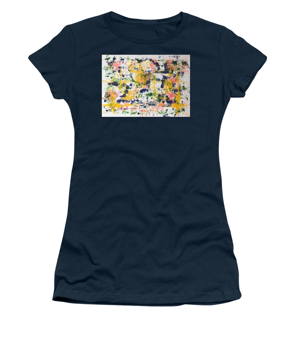 Abstract Women's T-Shirt featuring the painting New Orleans no 2 by Marita Esteva