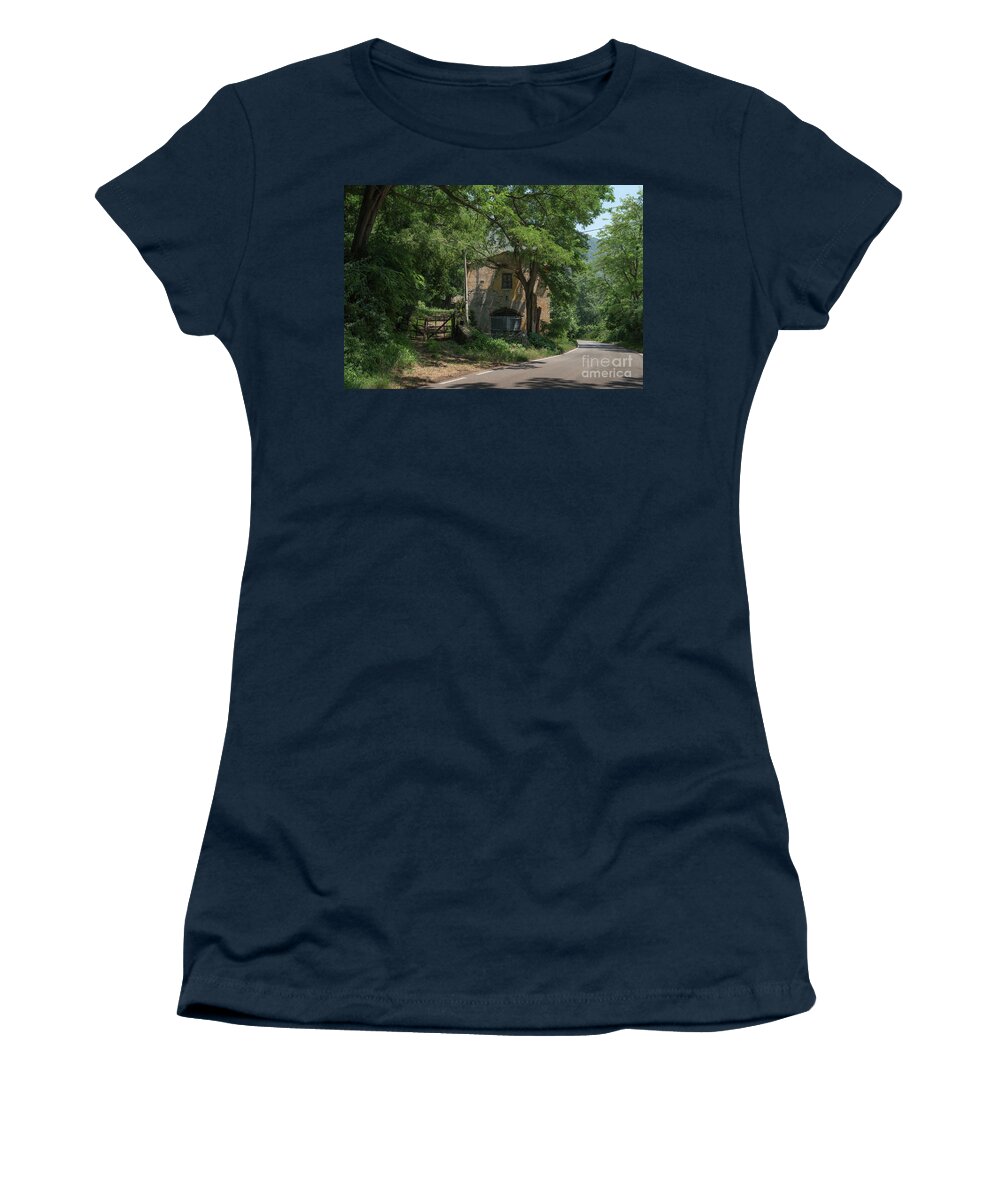 Bamboo Women's T-Shirt featuring the photograph Ninfa Garden, Rome Italy 9 by Perry Rodriguez