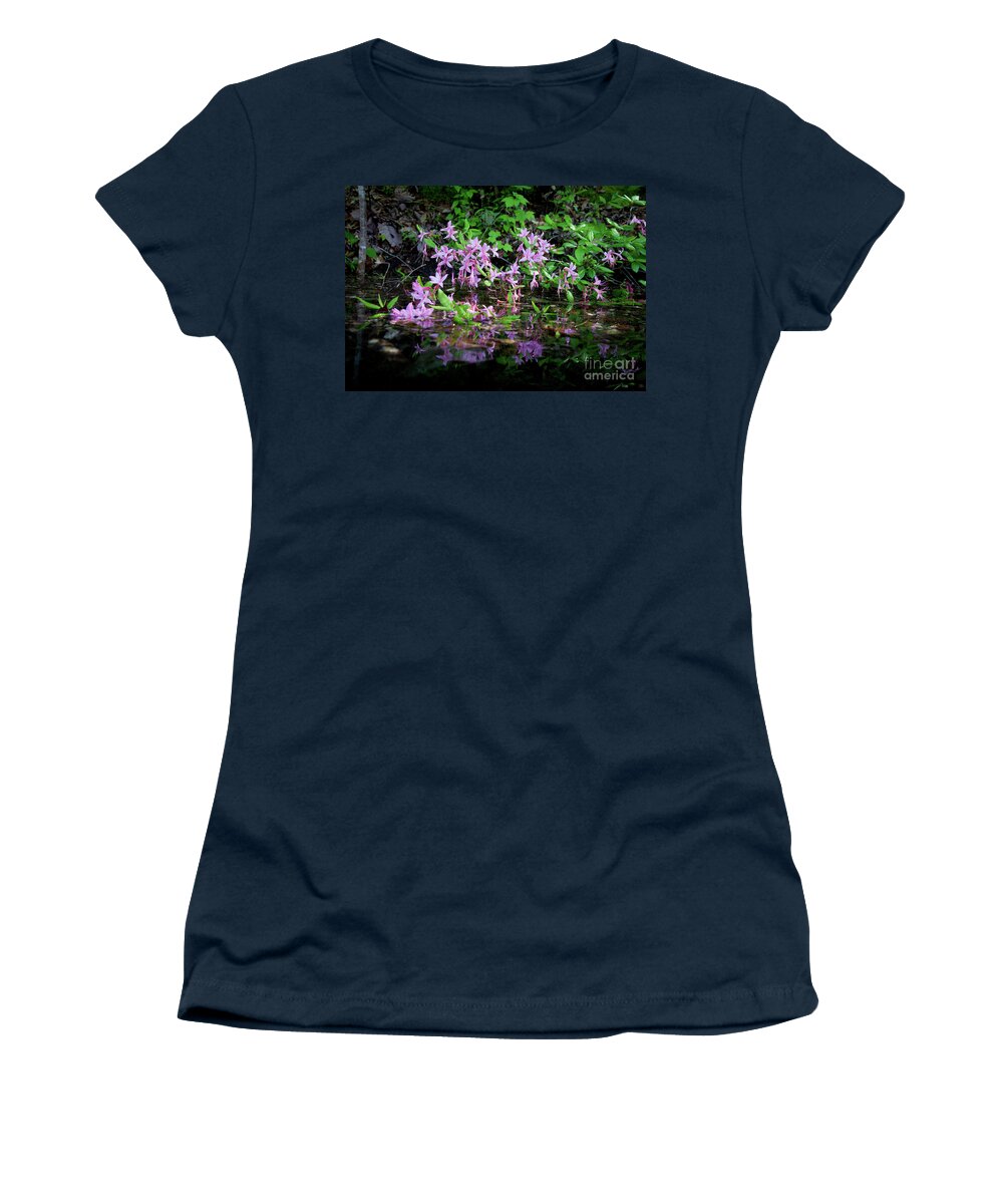  Women's T-Shirt featuring the photograph Norris Lake Floral 2 by Douglas Stucky