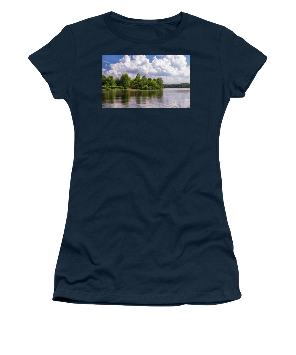 Lake Women's T-Shirt featuring the photograph North Carolina Lake by David Palmer