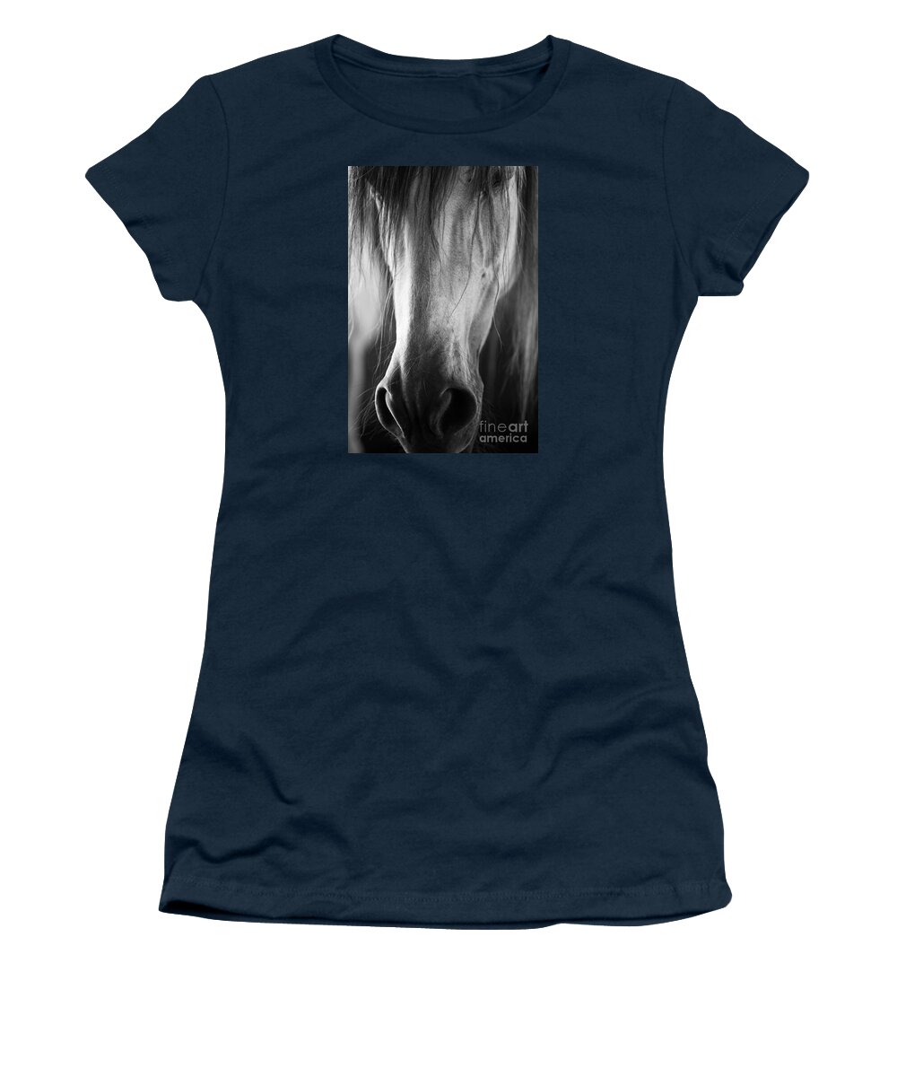 Andalusian Mare Women's T-Shirt featuring the photograph Novelera by Carien Schippers