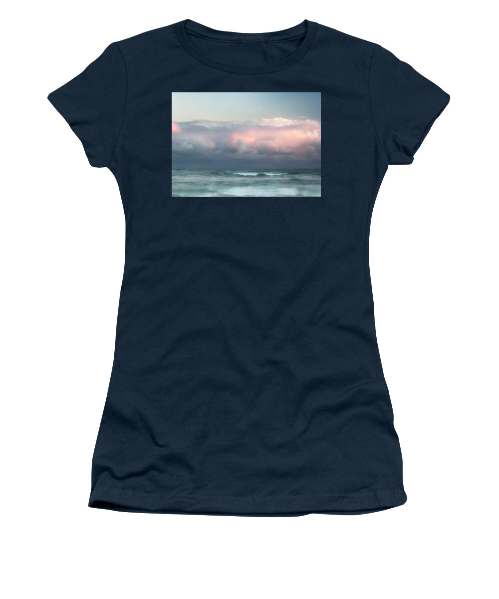 Ocean Women's T-Shirt featuring the photograph Ocean Sunset by David Chasey