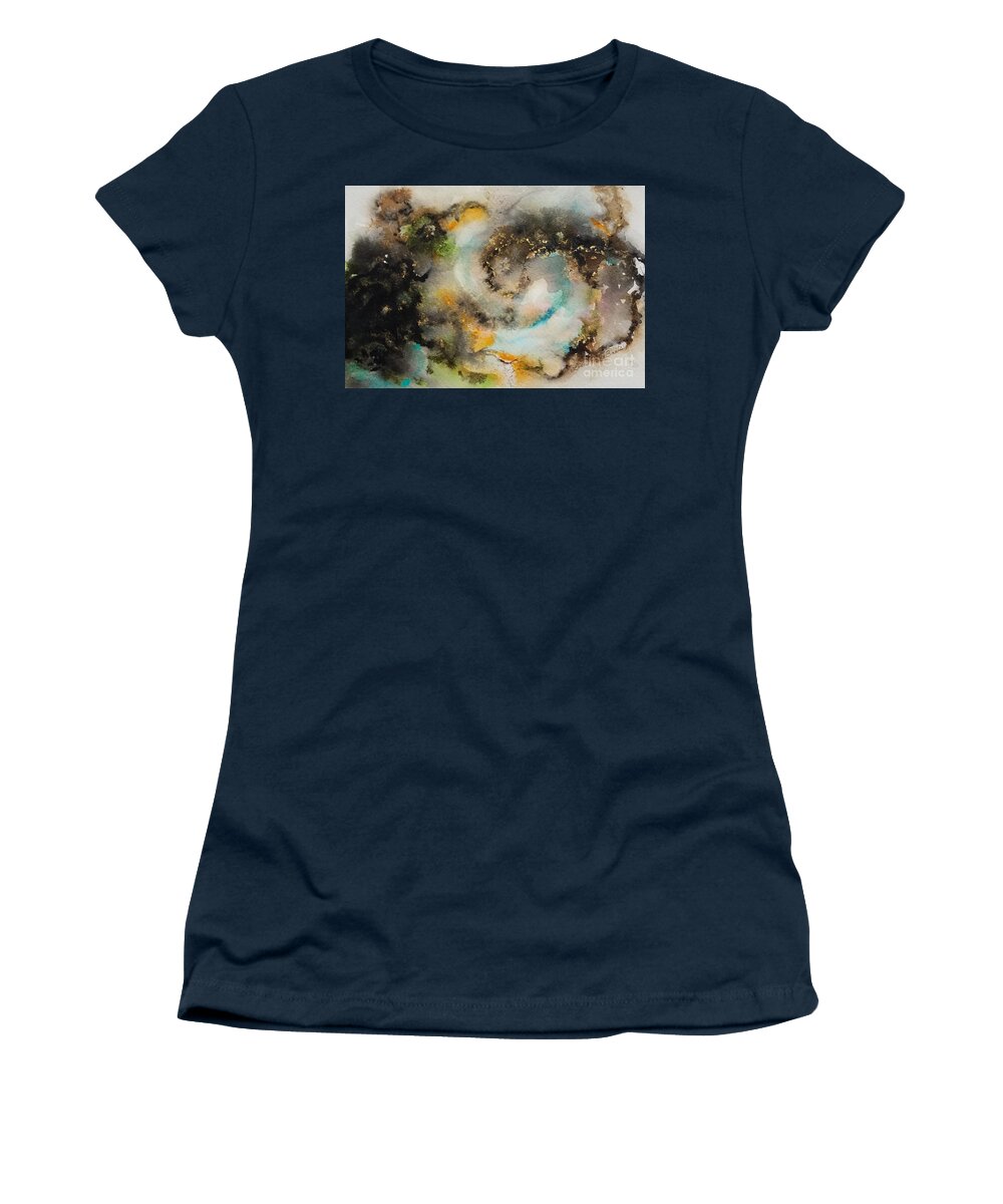  Creation Women's T-Shirt featuring the painting Odyessy by Lisa Debaets