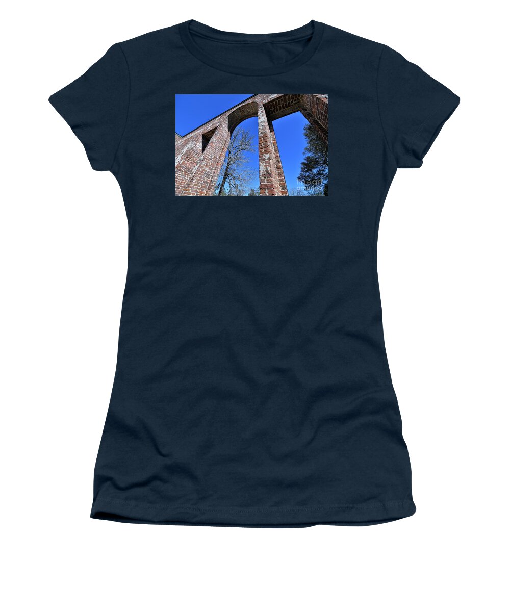 Old Brunswick Town Women's T-Shirt featuring the photograph Old Brunswick Town Church by Julie Adair