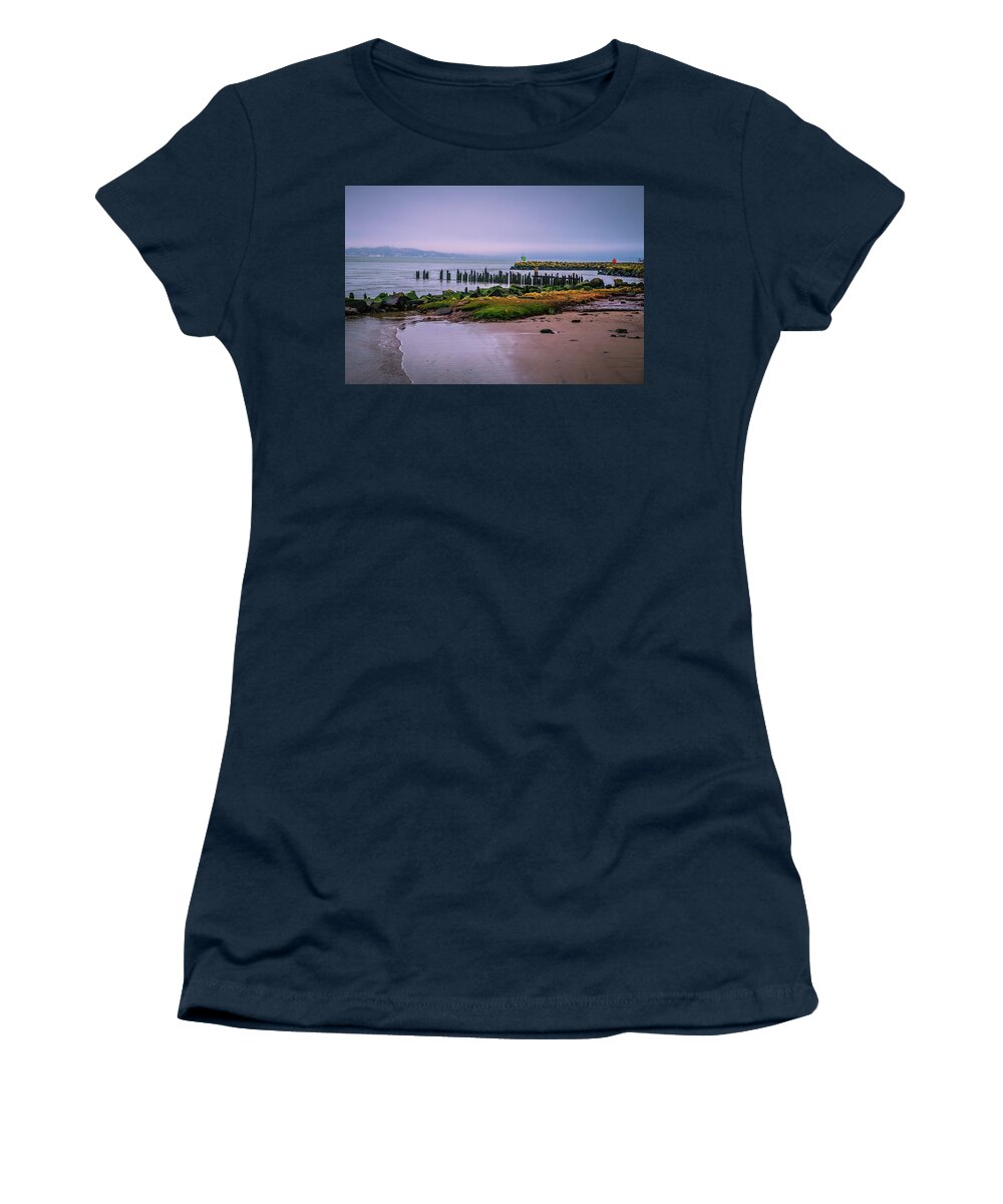 Columbia River Women's T-Shirt featuring the photograph Old Columbia River Docks by Bryan Carter