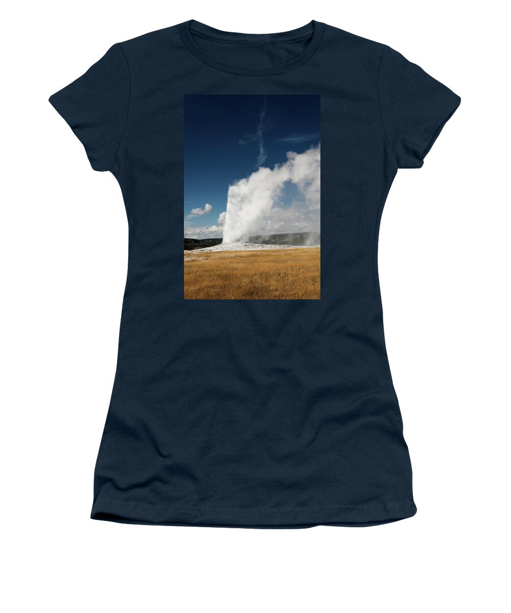 Old Faithful Women's T-Shirt featuring the photograph Old Faithful by Norman Reid
