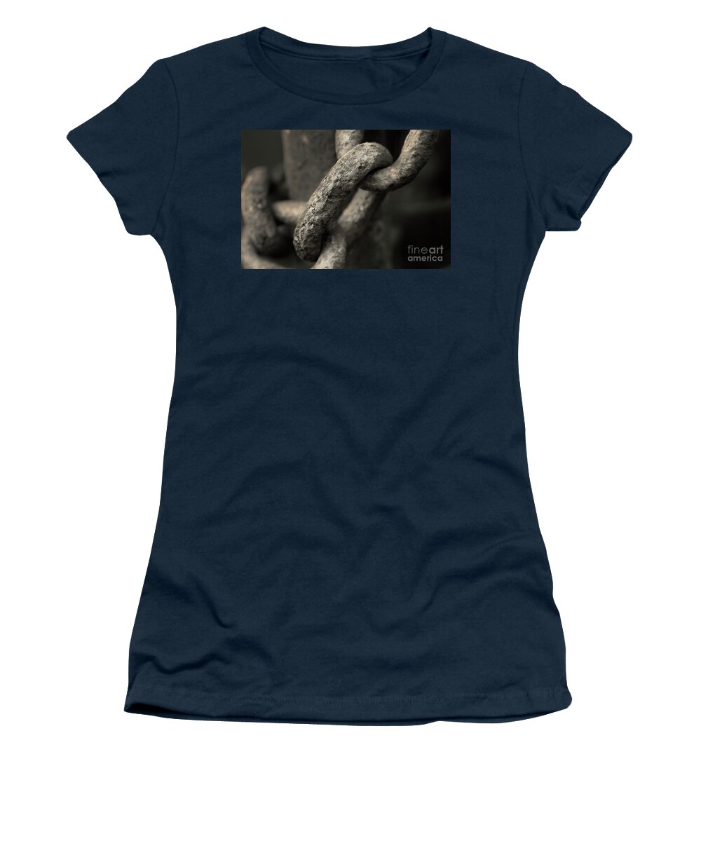 Chain Women's T-Shirt featuring the photograph Old Iron by Mike Eingle