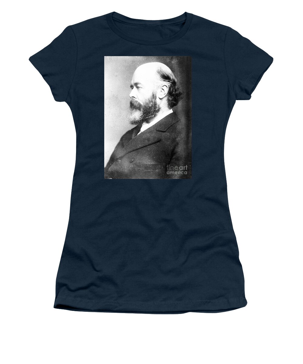 Science Women's T-Shirt featuring the photograph Oliver Joseph Lodge, English Physicist by Science Source