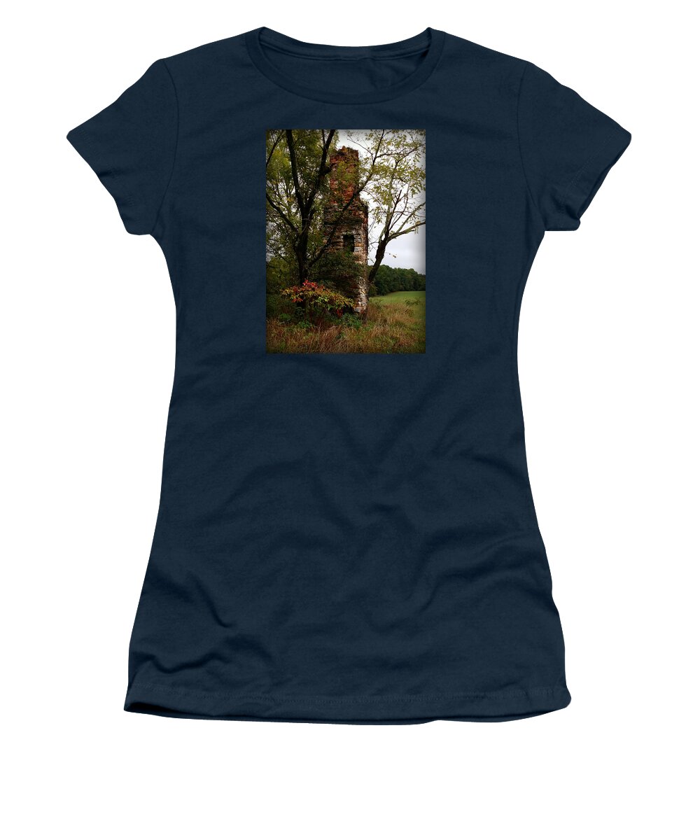 Shadow Women's T-Shirt featuring the photograph Only Thing Left Standing by KATIE Vigil