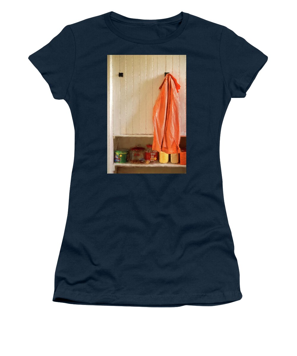 Orange Shirt Women's T-Shirt featuring the photograph Orange Shirt by Tom Singleton