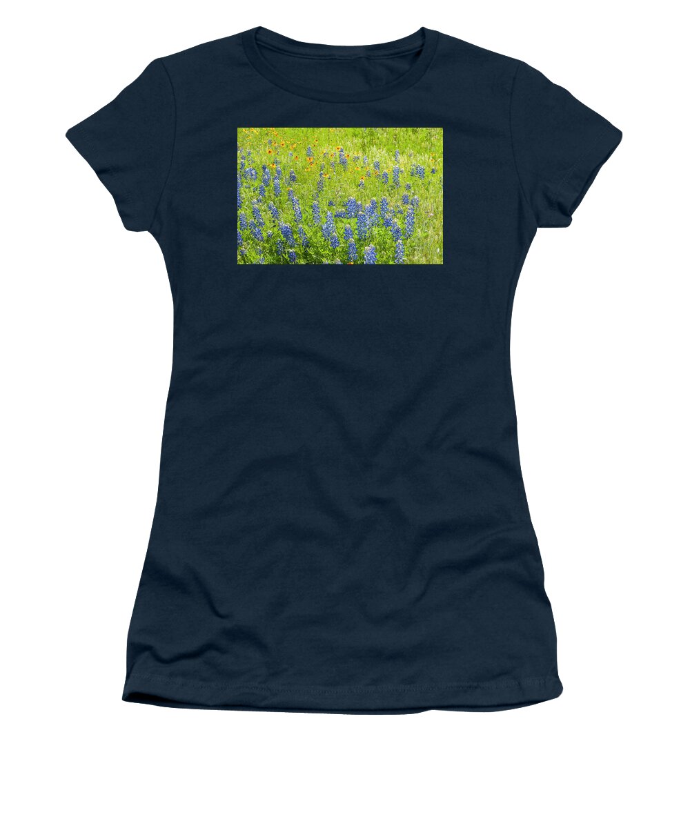Texas Women's T-Shirt featuring the photograph Painterly scenes from Texas. by Usha Peddamatham