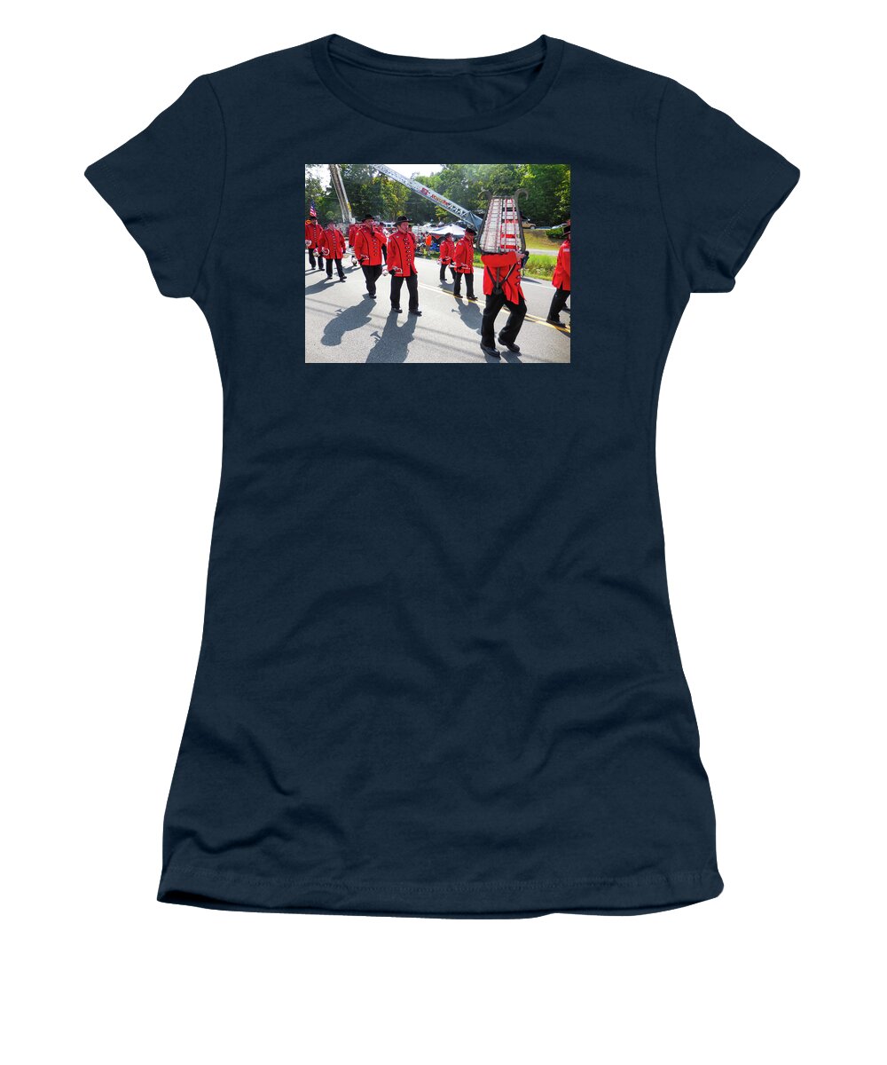 Palenville Fire Department Women's T-Shirt featuring the photograph Palenville Fire Department 5 by Jeelan Clark