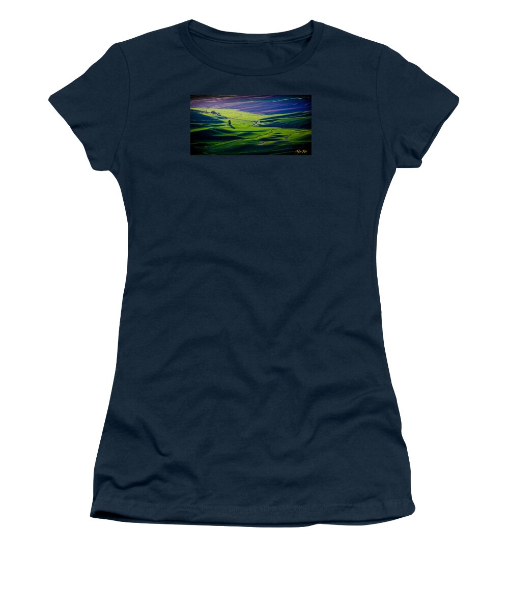 Autumn Women's T-Shirt featuring the photograph Palouse - Later Afternoon by Rikk Flohr