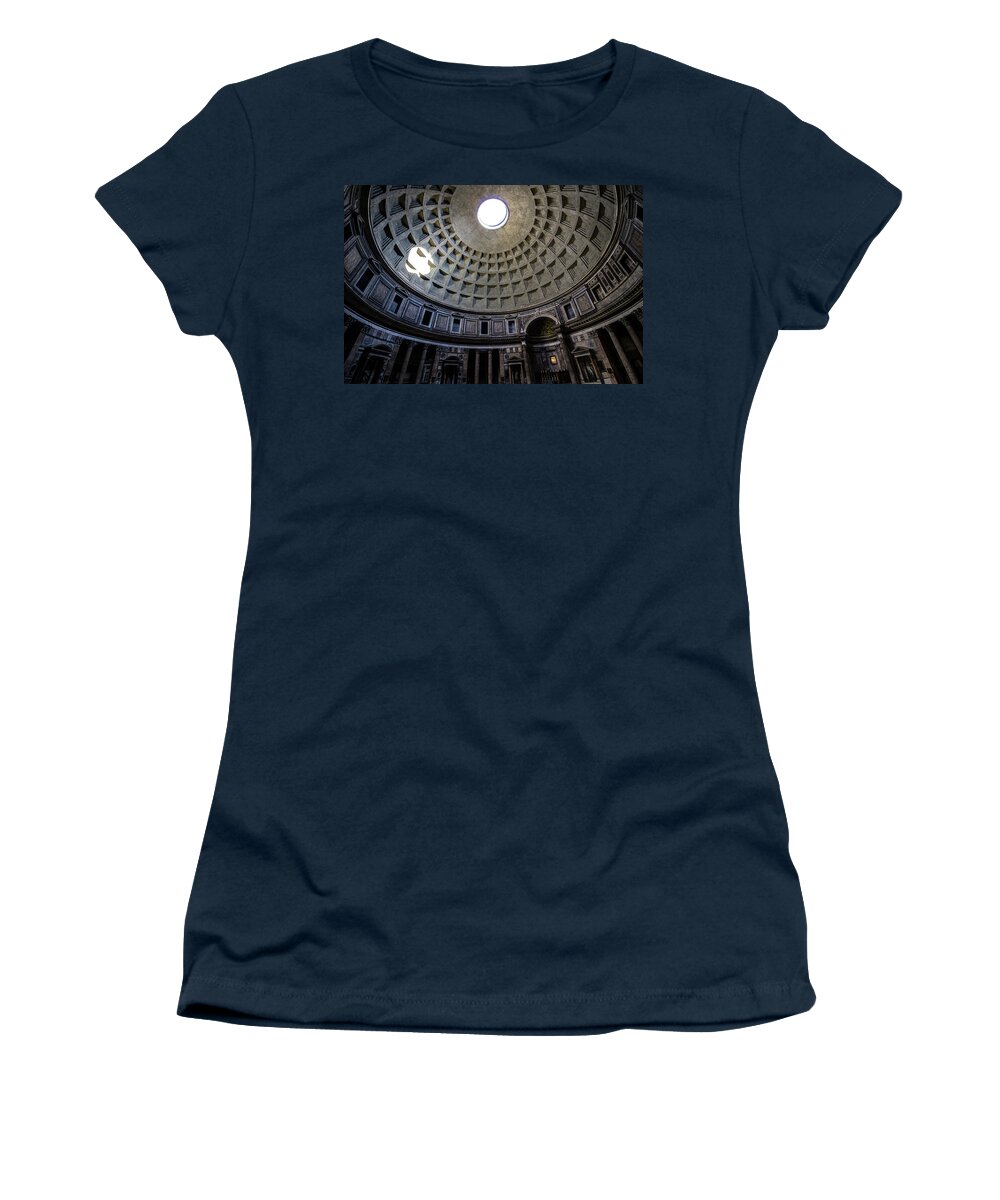 Pantheon Women's T-Shirt featuring the photograph Pantheon Light by Nicklas Gustafsson