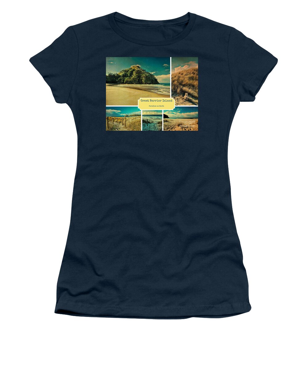 New Zealand Women's T-Shirt featuring the photograph Paradise at the Barrier by Karen Lewis