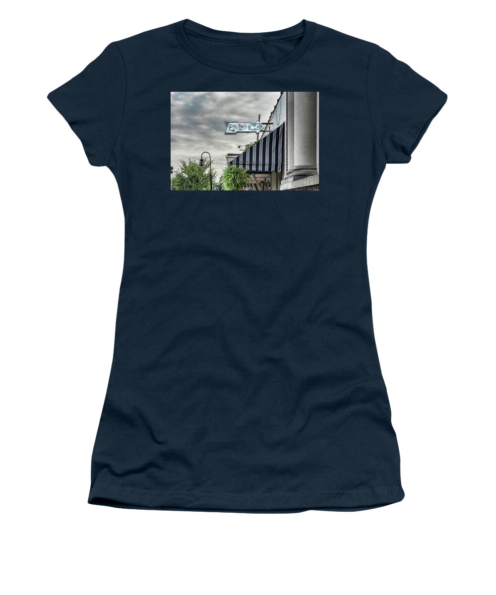 Ashland Women's T-Shirt featuring the photograph Parking in Ashland by Sharon Popek