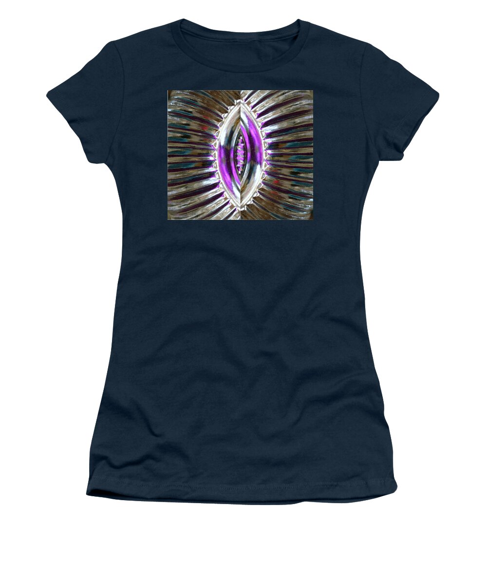 Shiny Women's T-Shirt featuring the digital art Patch Graphic series #44 by Scott S Baker