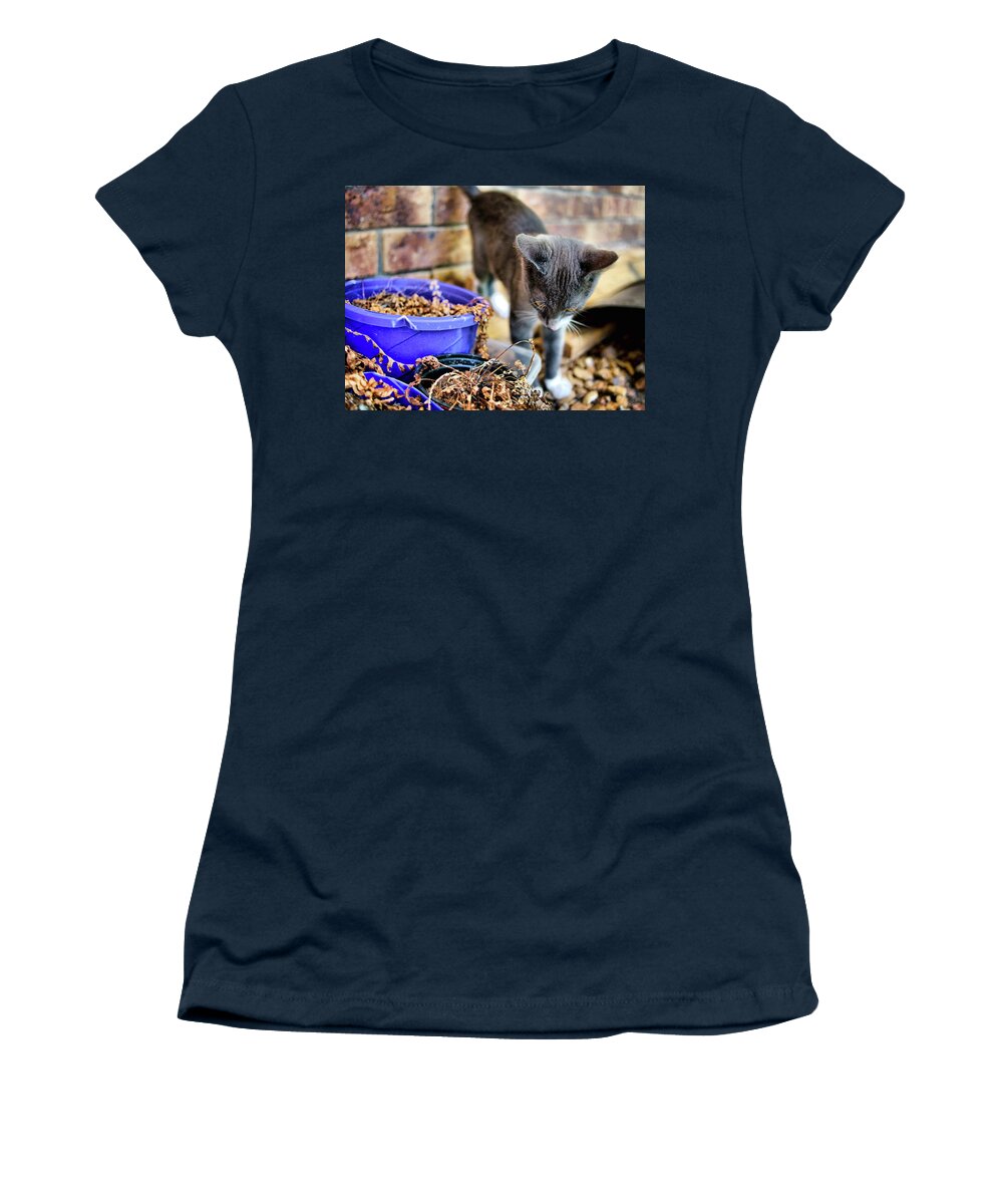 Animals Women's T-Shirt featuring the photograph Patches eplore by Michael Blaine