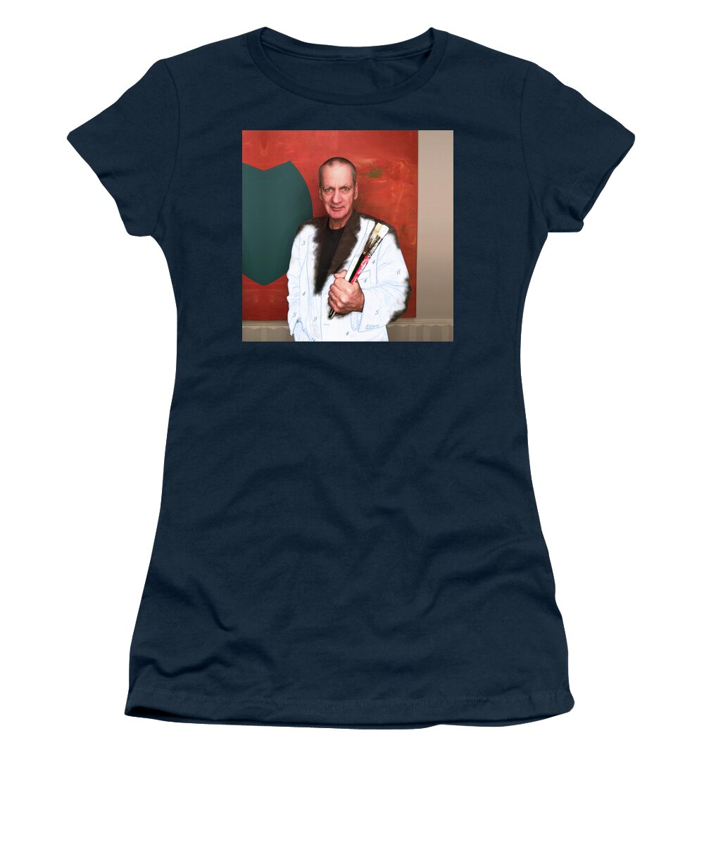 Art Women's T-Shirt featuring the photograph Peter Plagens by YoPedro
