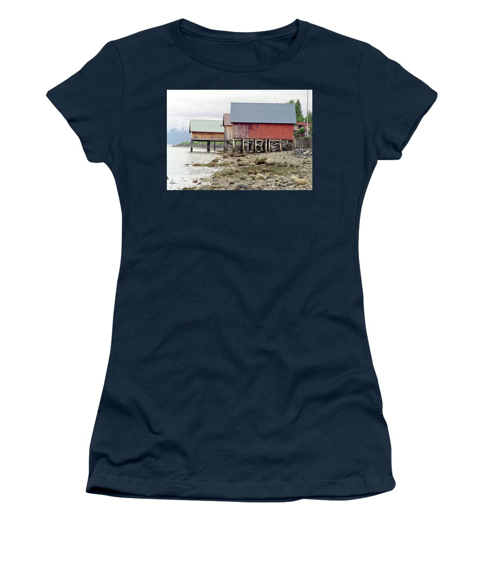 Petersburg Women's T-Shirt featuring the photograph Petersburg Coastal by David Bader