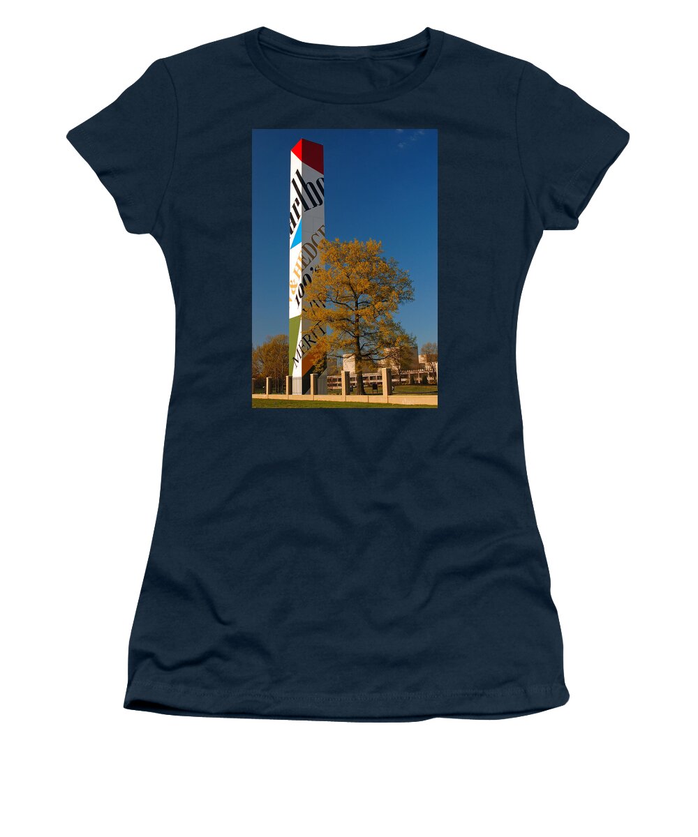Richmond Women's T-Shirt featuring the photograph Phillip Morris by James Kirkikis