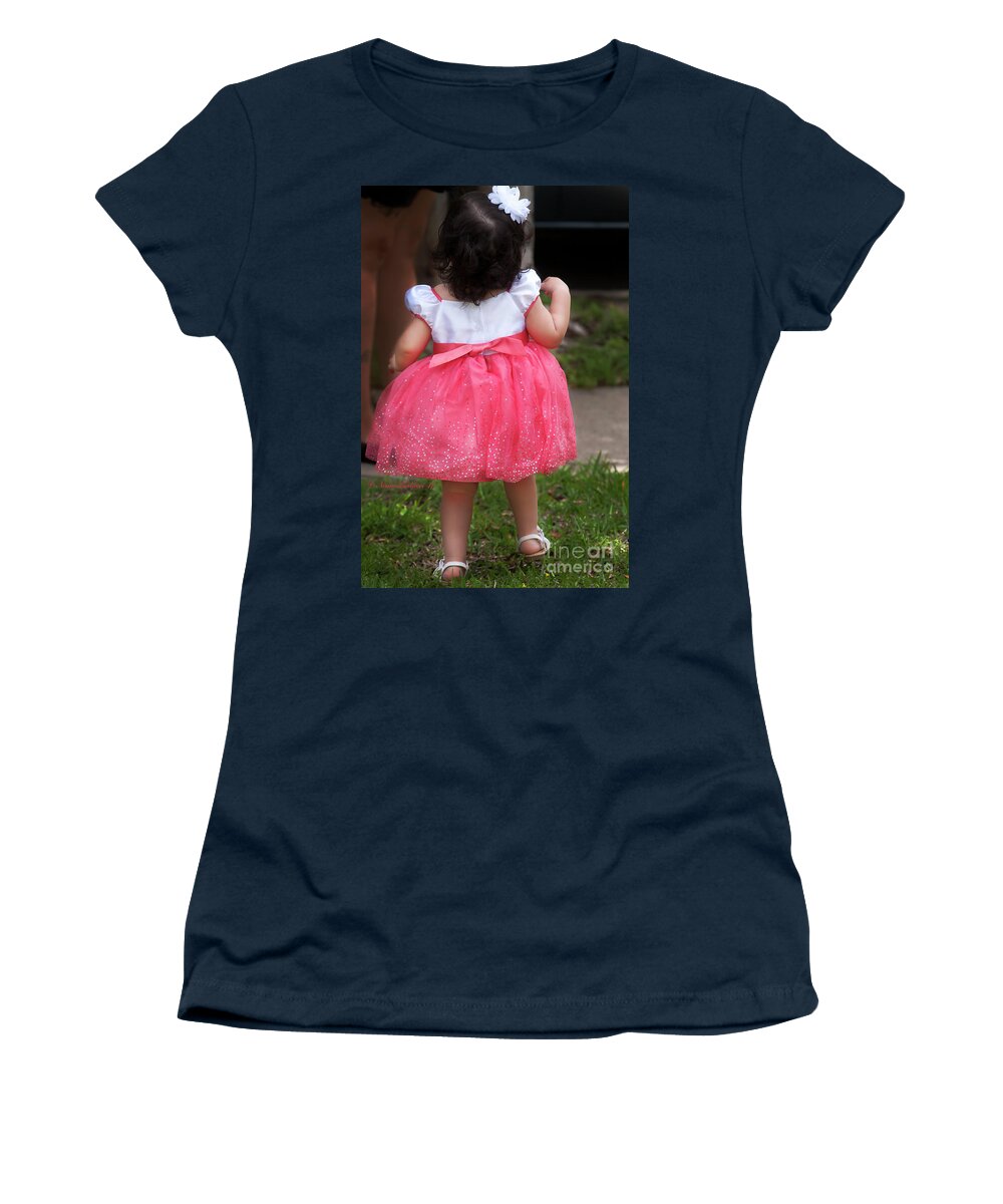 Girl Women's T-Shirt featuring the photograph Pick Me Up by Joan Bertucci