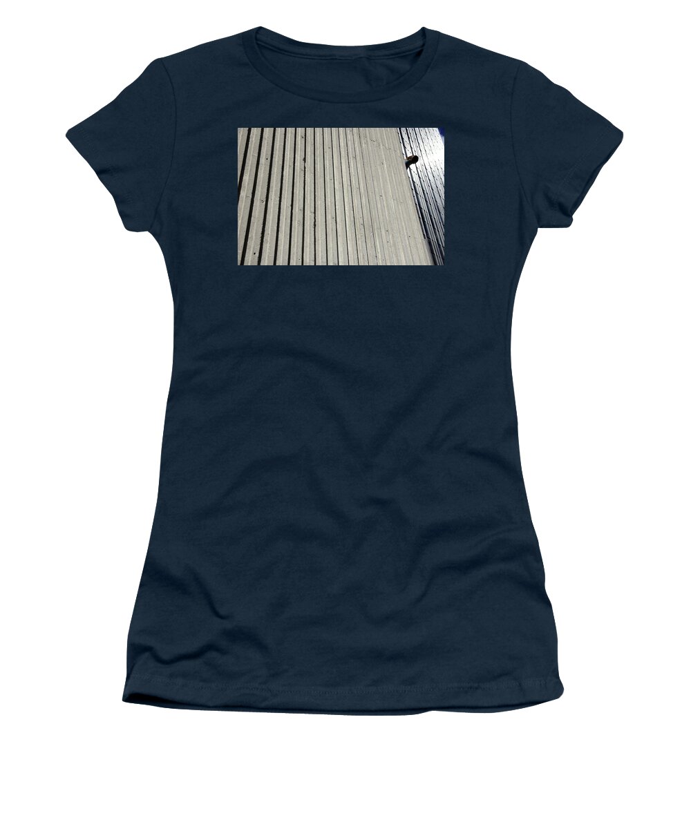 Urbam City Women's T-Shirt featuring the photograph Pipe Out by Kreddible Trout