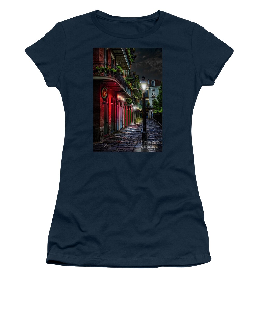 Nola Women's T-Shirt featuring the photograph Pirate's Alley by Jarrod Erbe