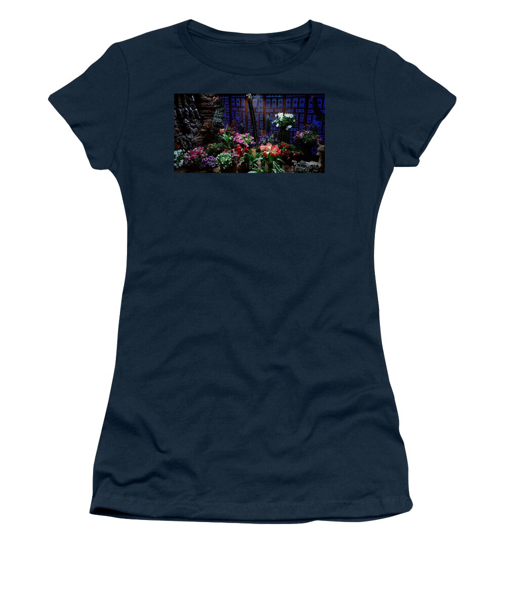 Flowers Women's T-Shirt featuring the photograph Place of Magic #1 by Rodney Lee Williams