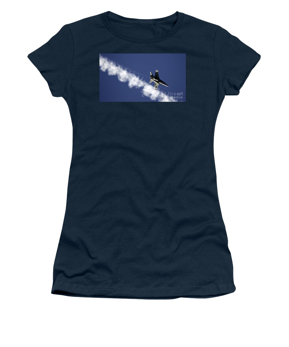 Women's T-Shirt featuring the photograph Playing In The Sky by Ang El