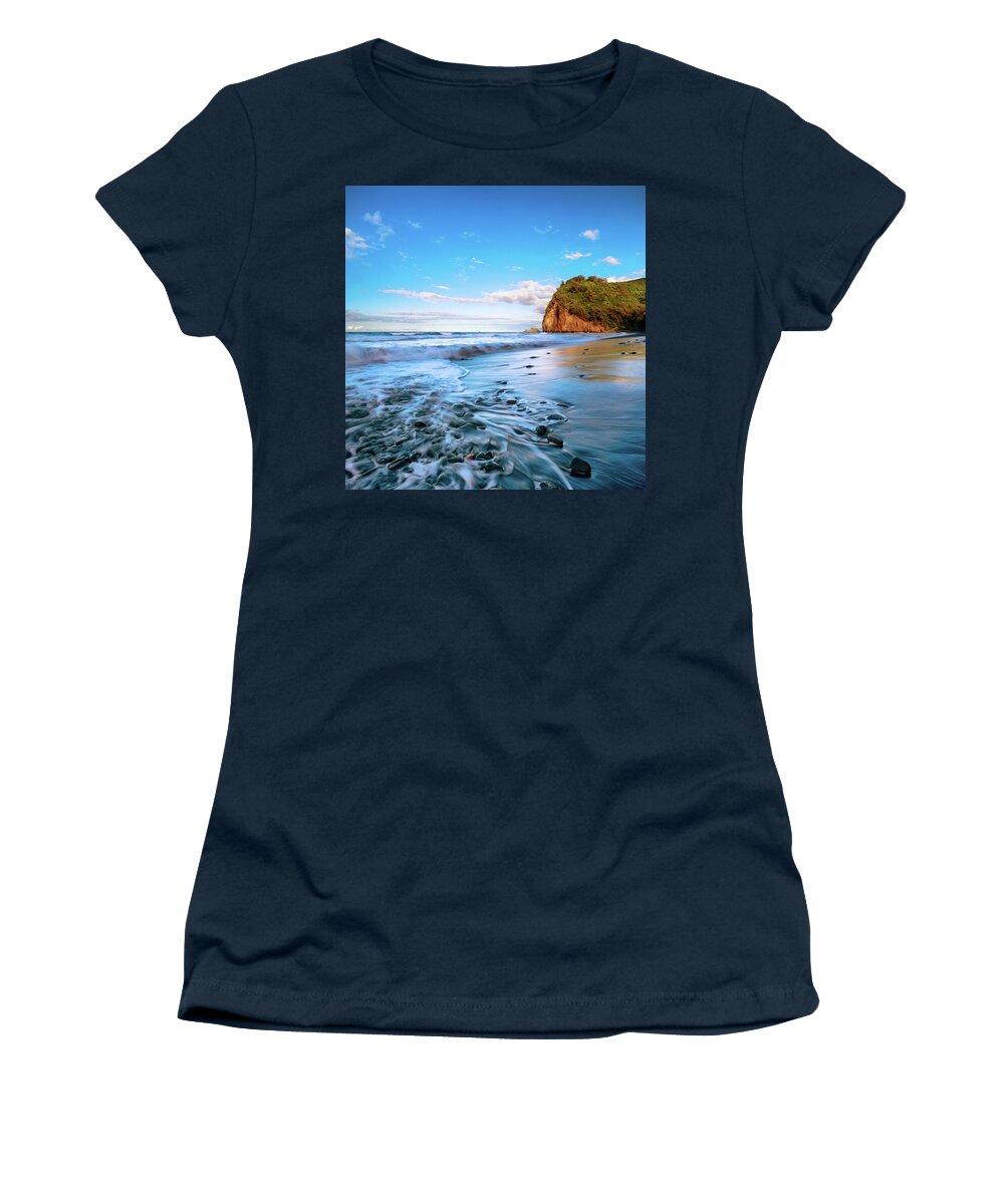 Pololu Valley Women's T-Shirt featuring the photograph Pololu Valley by Christopher Johnson